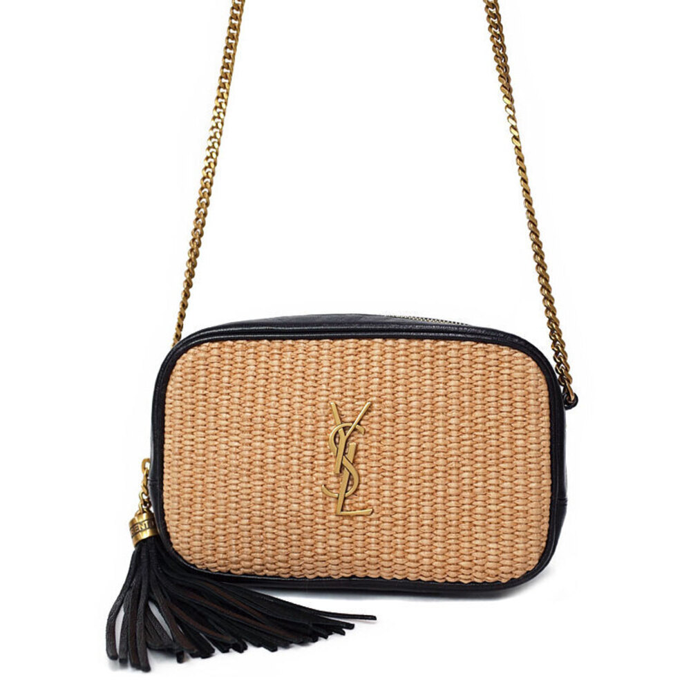 Saint Laurent Lou camera Chain bag grained matelasse calf leather